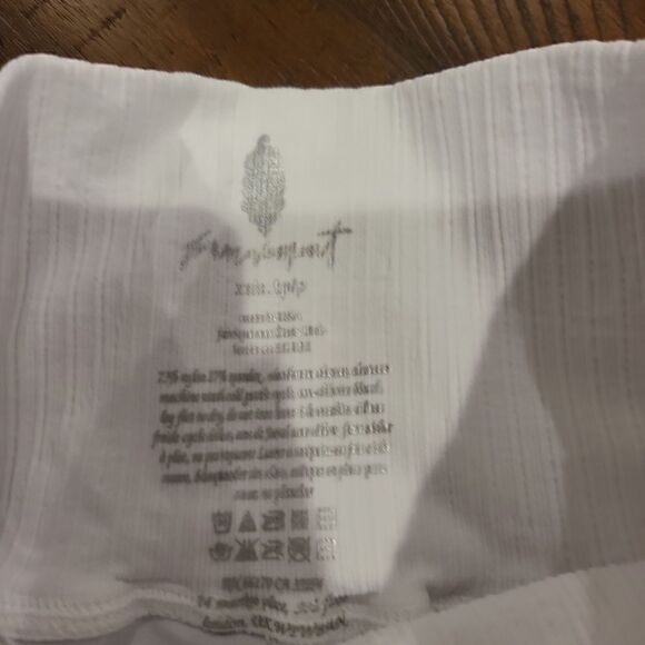 Free People Good Karma Tennis Shorts White XS/S - Picture 2 of 4